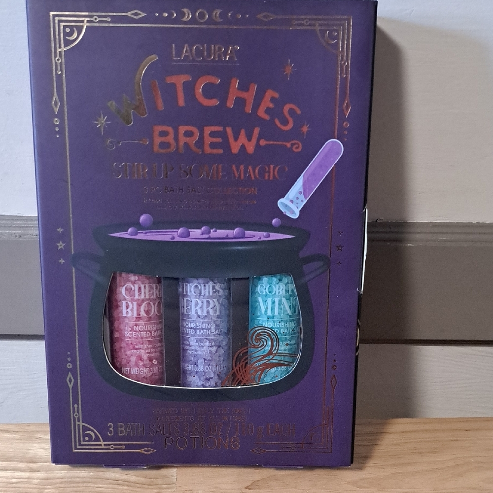 Witches Brew Bath Salts Trio